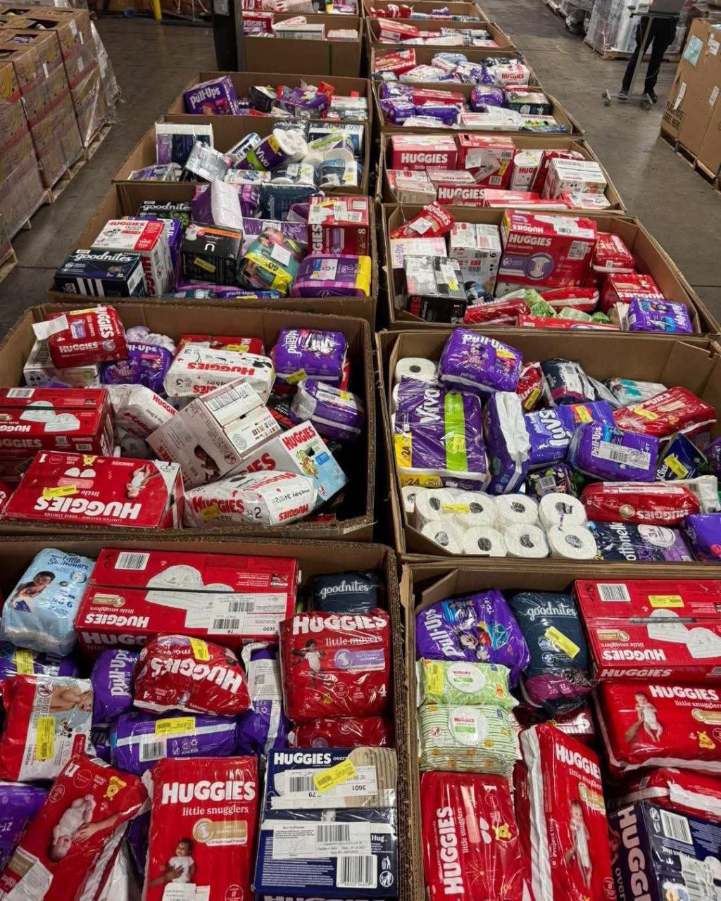 Buy Baby Diapers Wholesale Pallet 50 Cases at $500